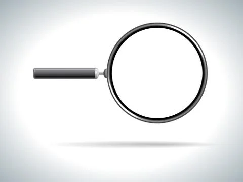 Magnifying Stock Illustration