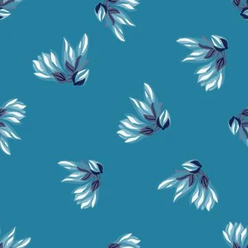 Magnolia seamless pattern. Romantic flower background. Stock Illustration