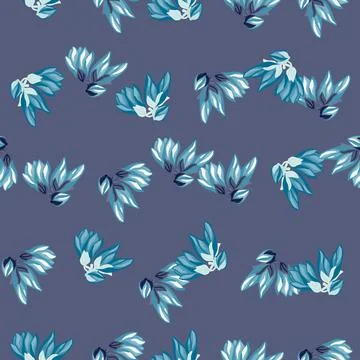 Magnolia seamless pattern. Romantic flower background. Stock Illustration