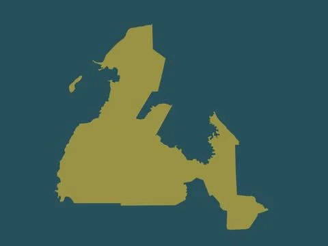 Maguindanao, Philippines. Solid color shape 库存插图