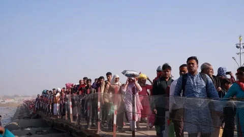 Maha Kumbh 1 Stock Footage 302423960