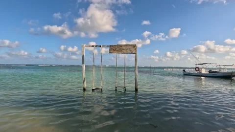 Mahahual, panoramic view day scene Stock Footage 229740298