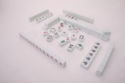 Mahjong tablet Stock Photos