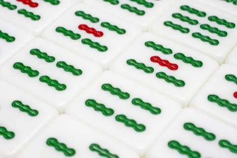 Mahjong tiles Stock Photos