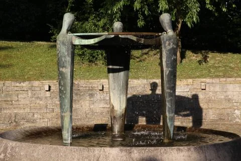 Mahnmal in Barntrup Stock Photos