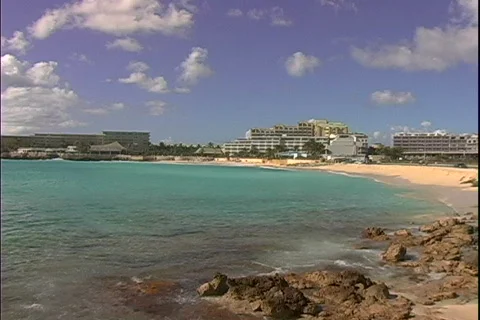 Maho Beach-ws Vídeos de archivo 818732