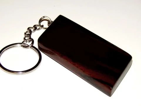 Mahogany Key Ring Stock Photos