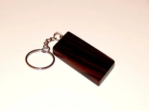 Mahogany Key Ring Stock Photos