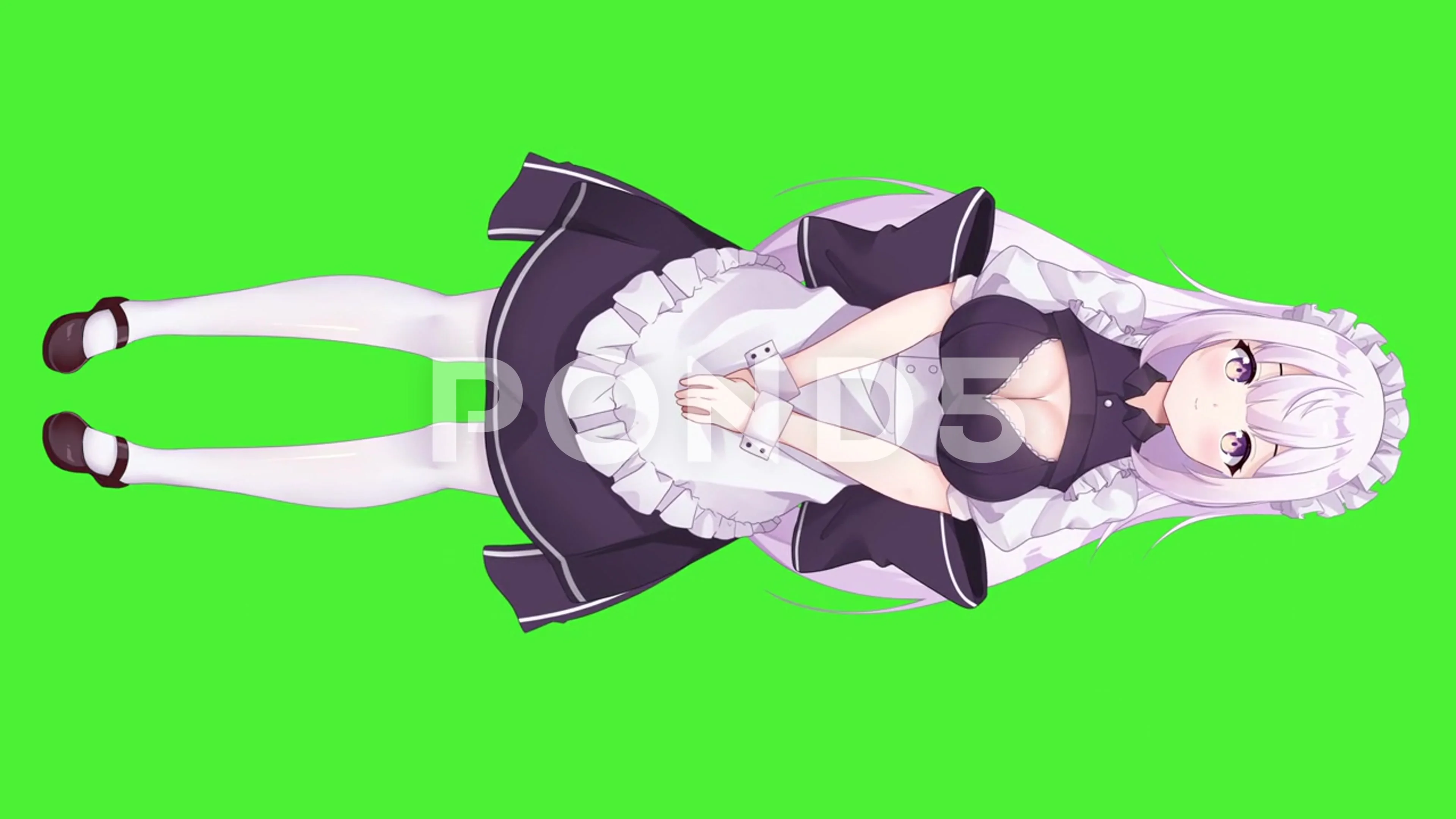 Flat 2d Animation Arrow transition greenscreen background. Anime-style  Arrow in GREENSCREEN. - Stock Image - Everypixel