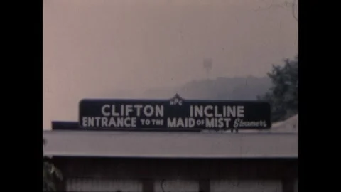 Maid of the mist and funicular Stock Footage 251917798