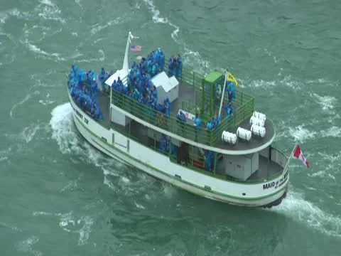 Maid of the Mist Boat 2 Stock Footage 10797891