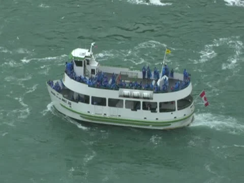 Maid of the Mist Boat Stock Footage 10797870