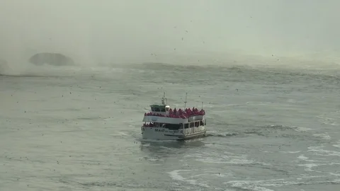 Maid Of The Mist Niagara Falls Stock Footage 122105457
