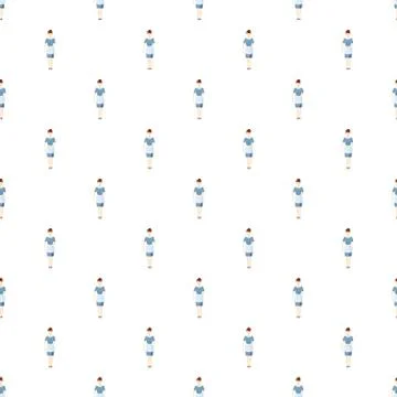 Maid pattern Stock Illustration