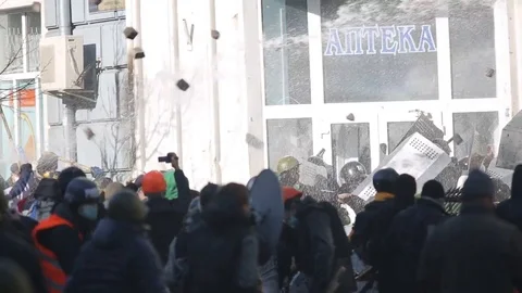 Maidan Stock Footage 125071741