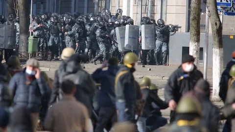 Maidan Stock Footage 125071768
