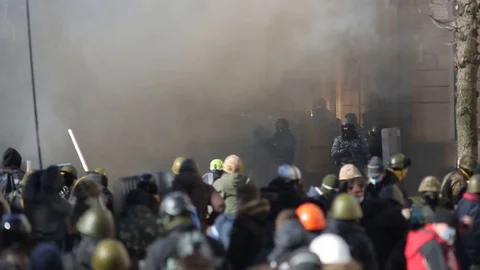 Maidan Stock Footage 125071771