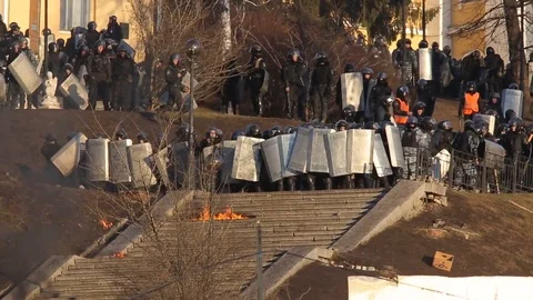 Maidan Stock Footage 125071835