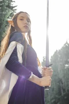 Maiden elf Stock Photos