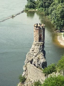 Maiden tower of devin castle Stock Photos