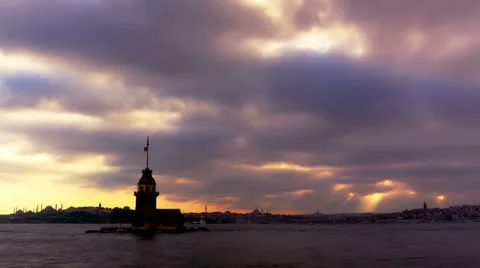 Maiden Tower Stock Footage