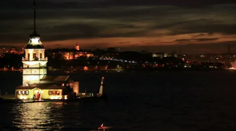 Maiden Tower Stock Footage 32723975