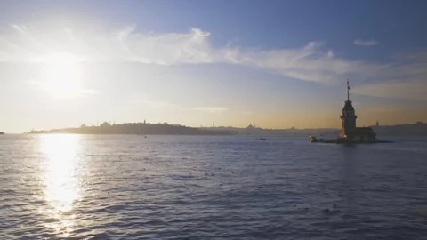 Maiden's Tower Stock Footage 93402898