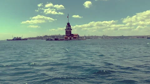 Maidens Tower Stock Footage 168425412