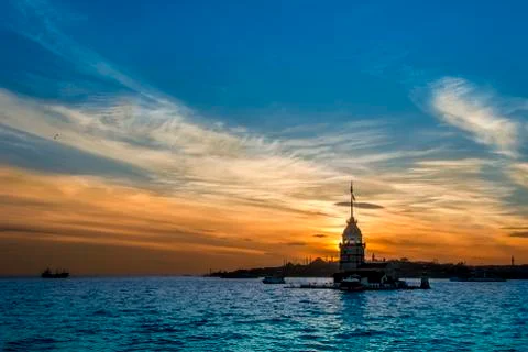 The Maiden's Tower Stock Photos