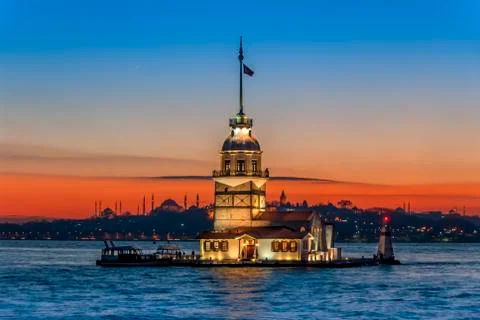 The Maiden's Tower Stock Photos