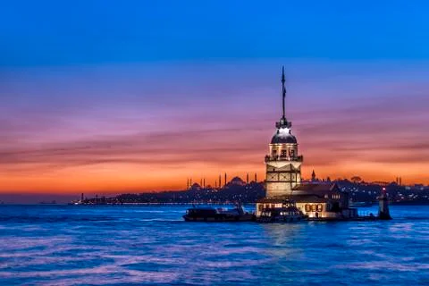 The Maiden's Tower Stock Photos