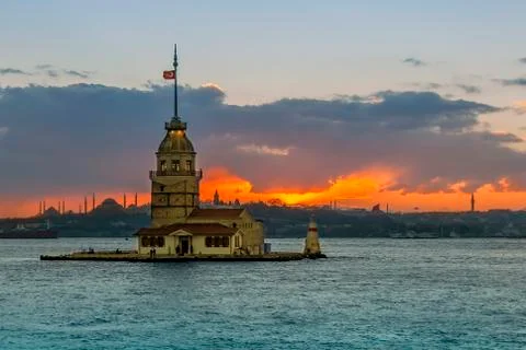 The Maiden's Tower Stock Photos