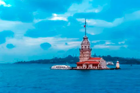 The Maiden's Tower Fotos de archivo