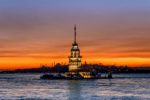 The Maiden's Tower Stock Photos