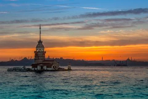 The Maiden's Tower Stock Photos
