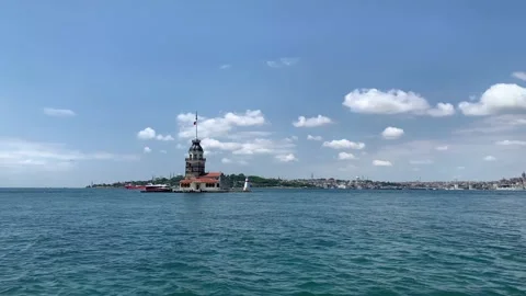 Maiden's Tower view Stock Footage 171773977