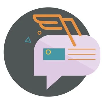 Mail and communication icon Stock Illustration
