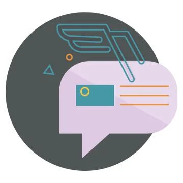 Mail and communication icon Stock Illustration