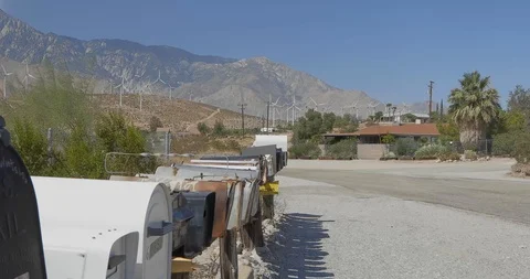Mail Box and Windmill Stock Footage 114857985