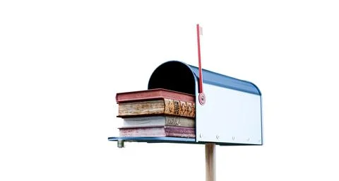 Mail box isolated on white background Stock Photos