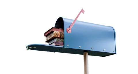 Mail box isolated on white background Stock Photos