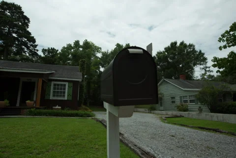 Mail box time-lapse small rural town America Stock Footage 141892455
