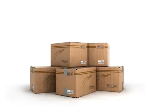 Mail box on a white background Stock Illustration