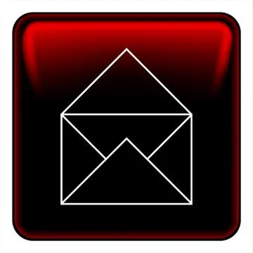 Mail button Illustrazione stock