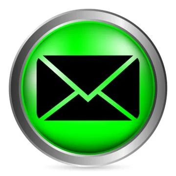 Mail button Stock Illustration