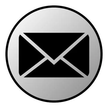 Mail button Stock Illustration