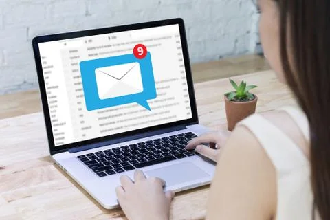 Mail Communication Connection message to mailing contacts phone Global Letter Stock Photos