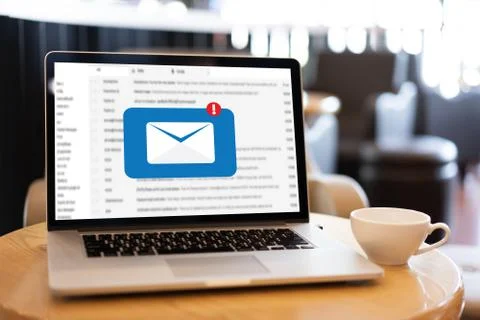 Mail Communication Connection message to mailing contacts phone Global Letter Stock Photos