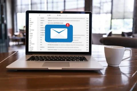 Mail Communication Connection message to mailing contacts phone Global Letter Stock Photos