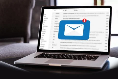 Mail Communication Connection message to mailing contacts phone Global Letter Stock Photos